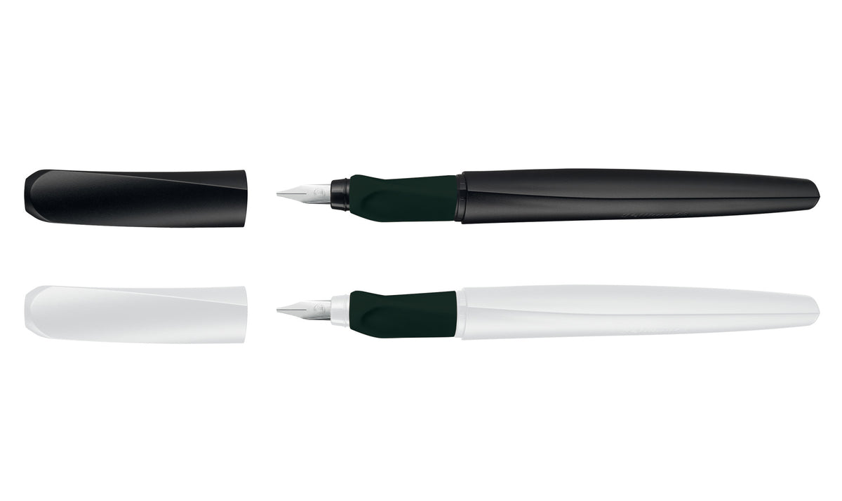Pelikan Twist – Kalligrafie-Füller – 1,5 mm – weiss – Edelstahl