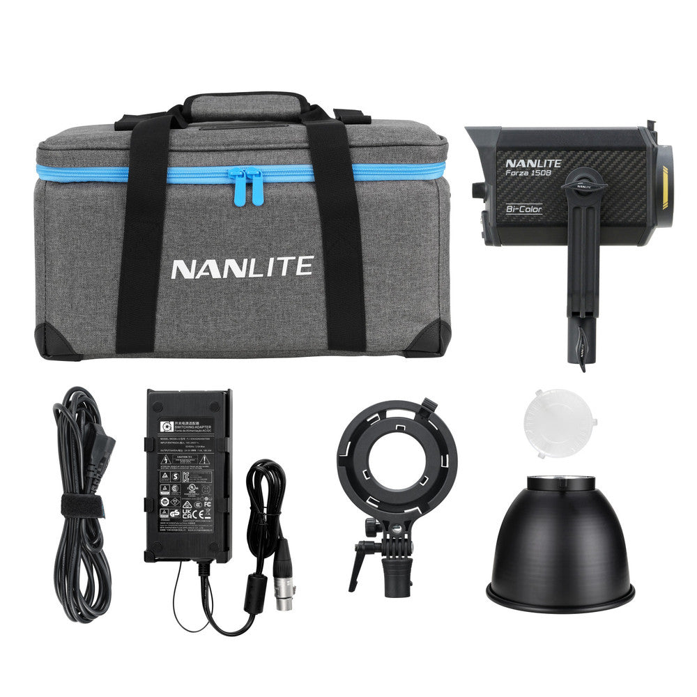 Nanlite Forza 150B Streaming-Licht – 170 W, 2700–6500 K, CRI 96 – Schwarz