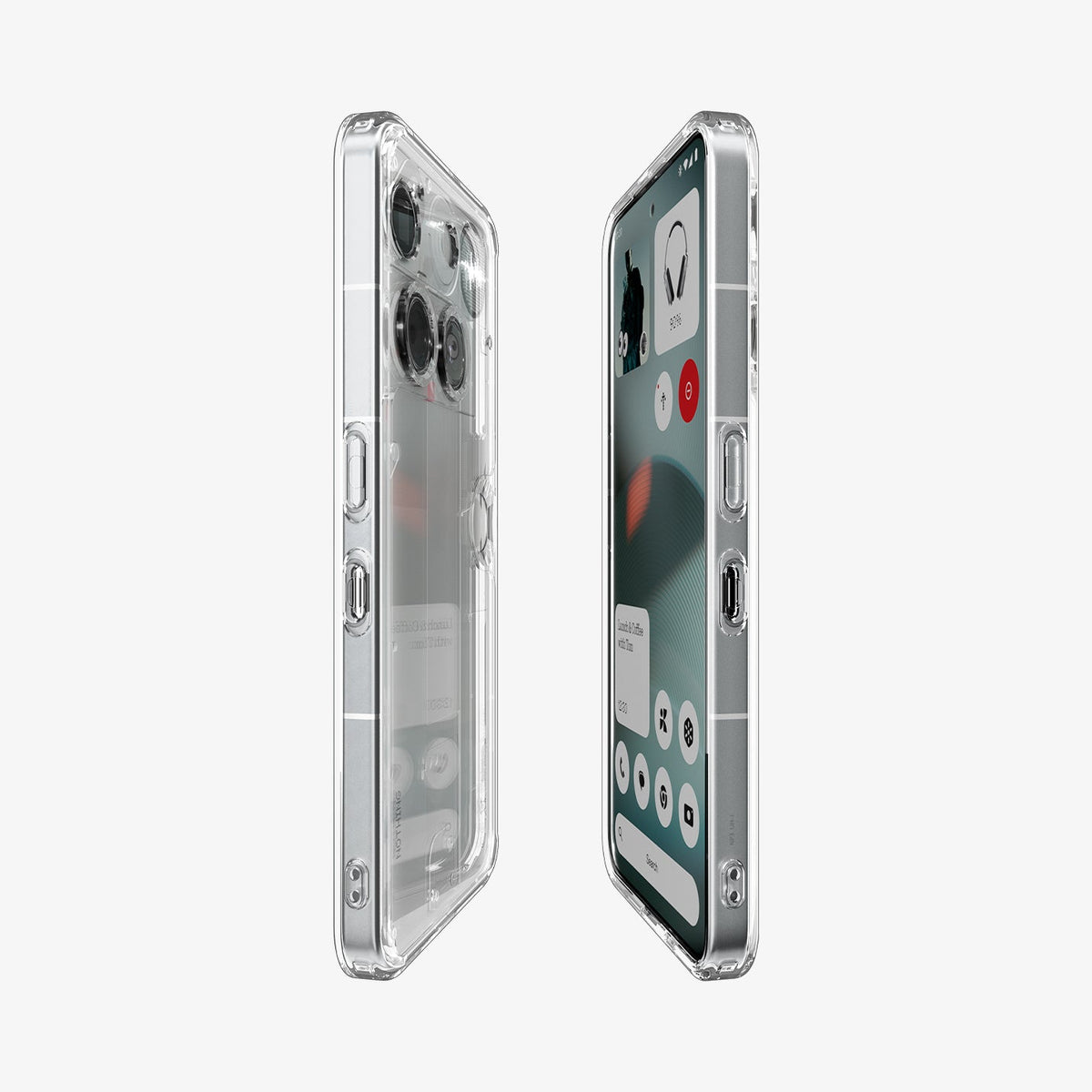 Spigen Backcover – für Nothing Phone 3, PC+TPU, Transparent, bis 1,2 m Sturzsicher