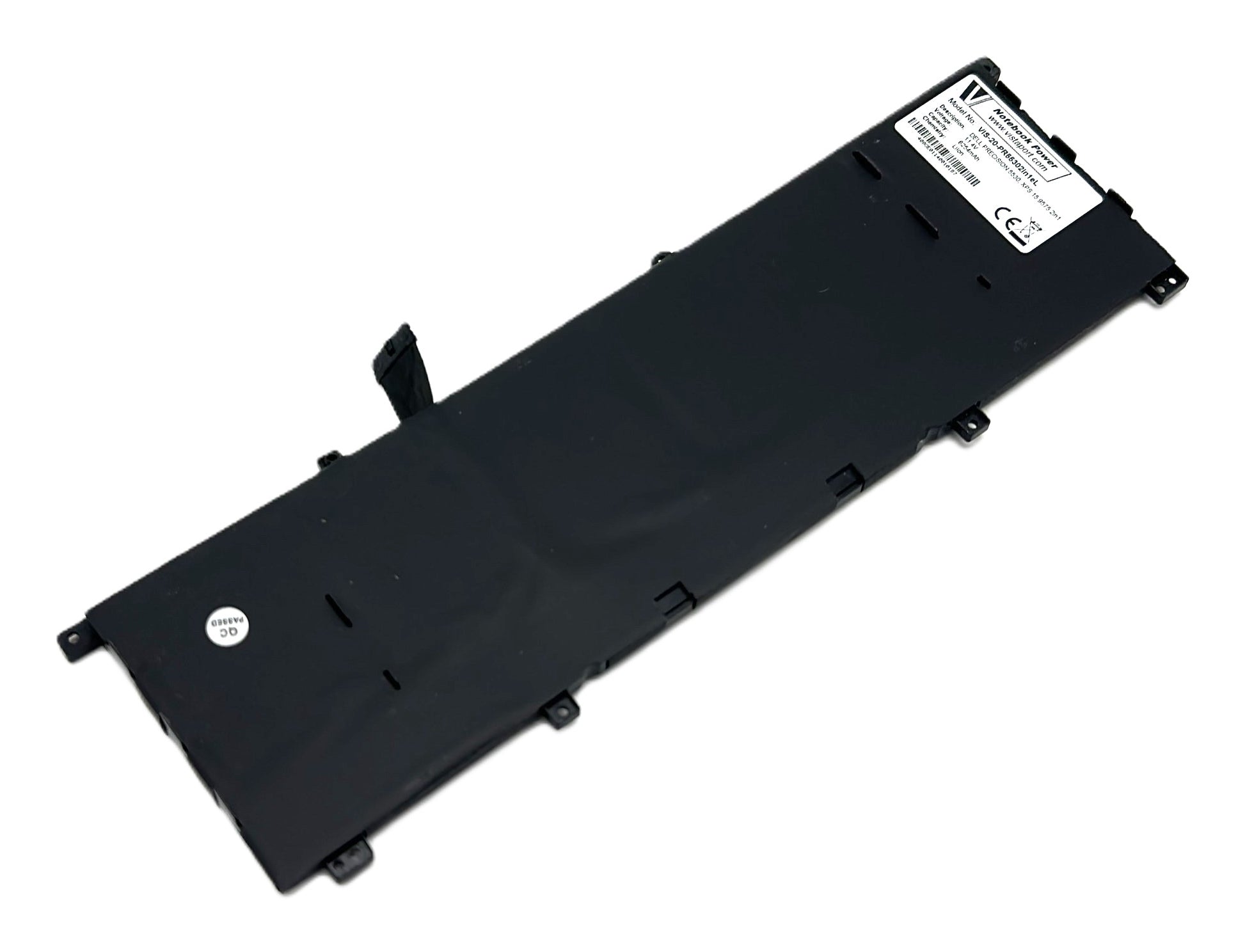 Vistaport Notebook-Akku – für Dell Precision 5530 2-in-1, Dell XPS 15 9575 2-in-1 – 71 Wh, 11,4 V – Schwarz