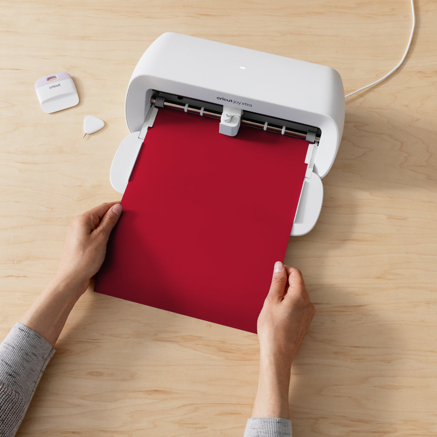 Cricut Aufbügelfolie – Rot – 241 × 610 mm – für Joy Xtra Schneideplotter