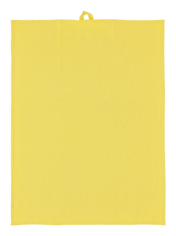 Södahl Geschirrtuch Blocks – 50 × 70 cm, Gelb, Baumwolle, 2er-Set, OEKO-TEX