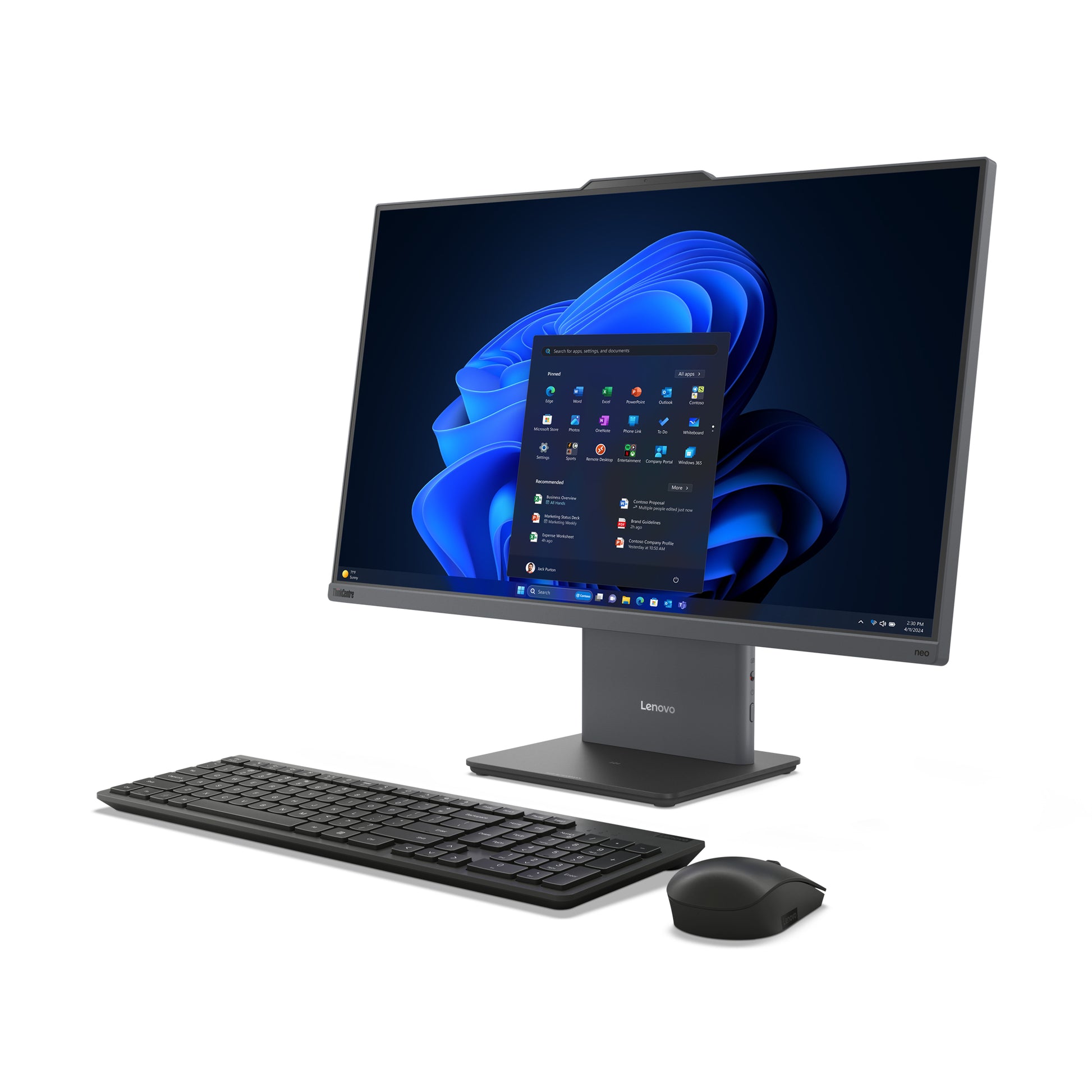 Lenovo All-in-One – 27" Full HD, Intel Core i3-1315U, 16 GB RAM, 512 GB SSD, Windows 11 Pro
