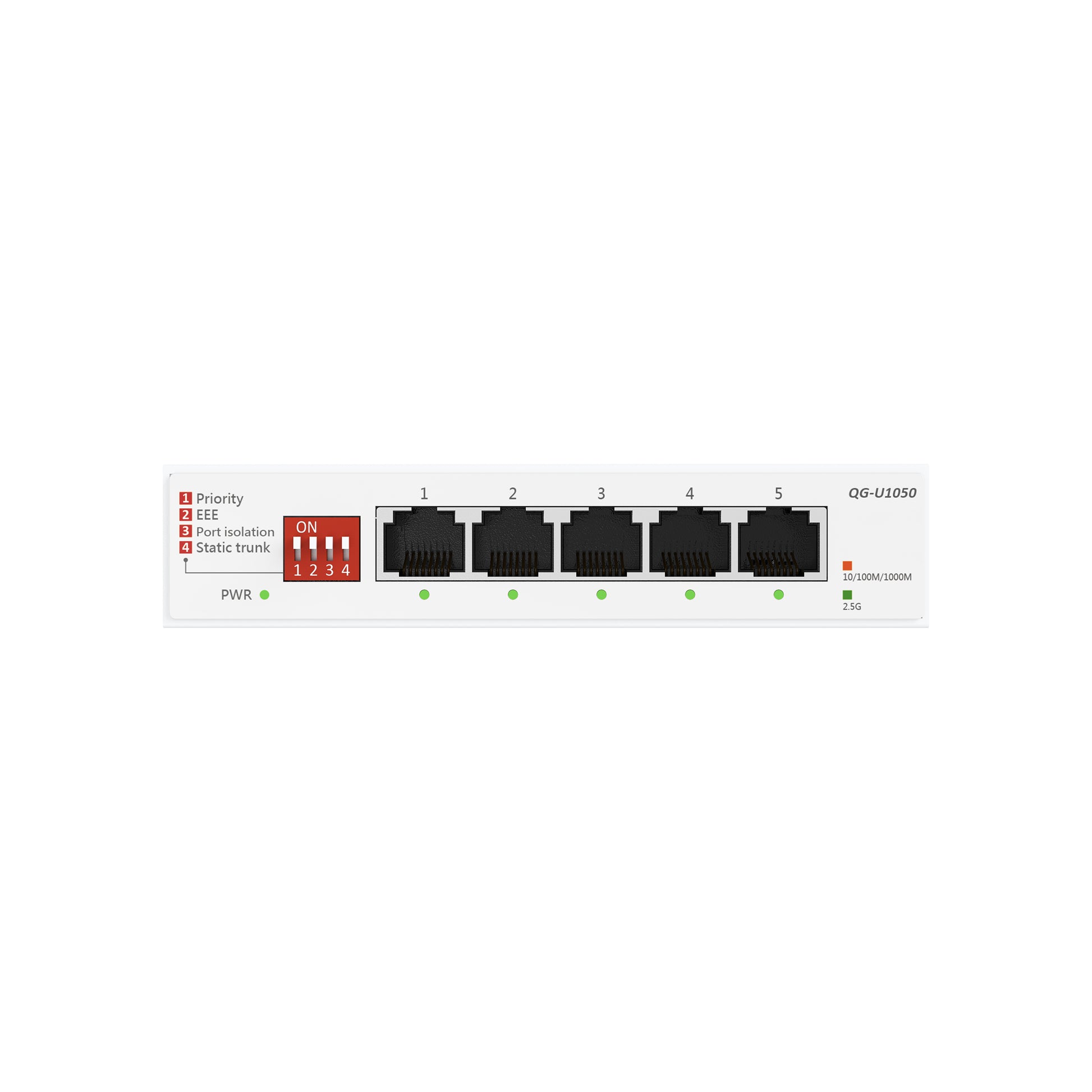 ASUS QG-U1050 – Unmanaged Switch – 5× 2,5G