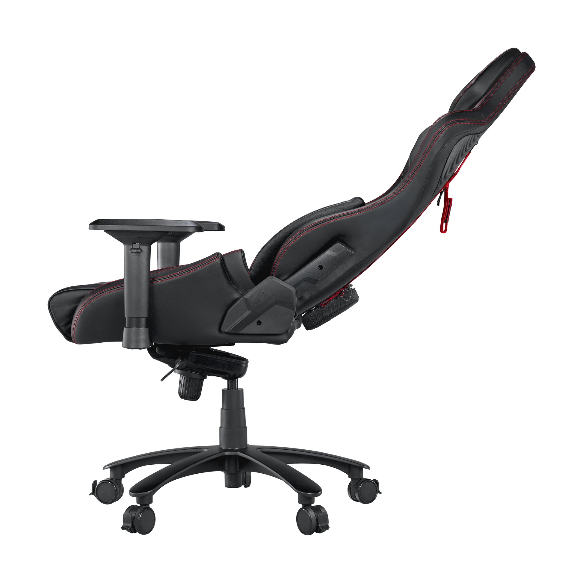 ASUS ROG Chariot X Gaming-Stuhl – Schwarz, 4D-Armlehnen, mit Kopfstütze, Nacken-/Lendenkissen, bis 136 kg