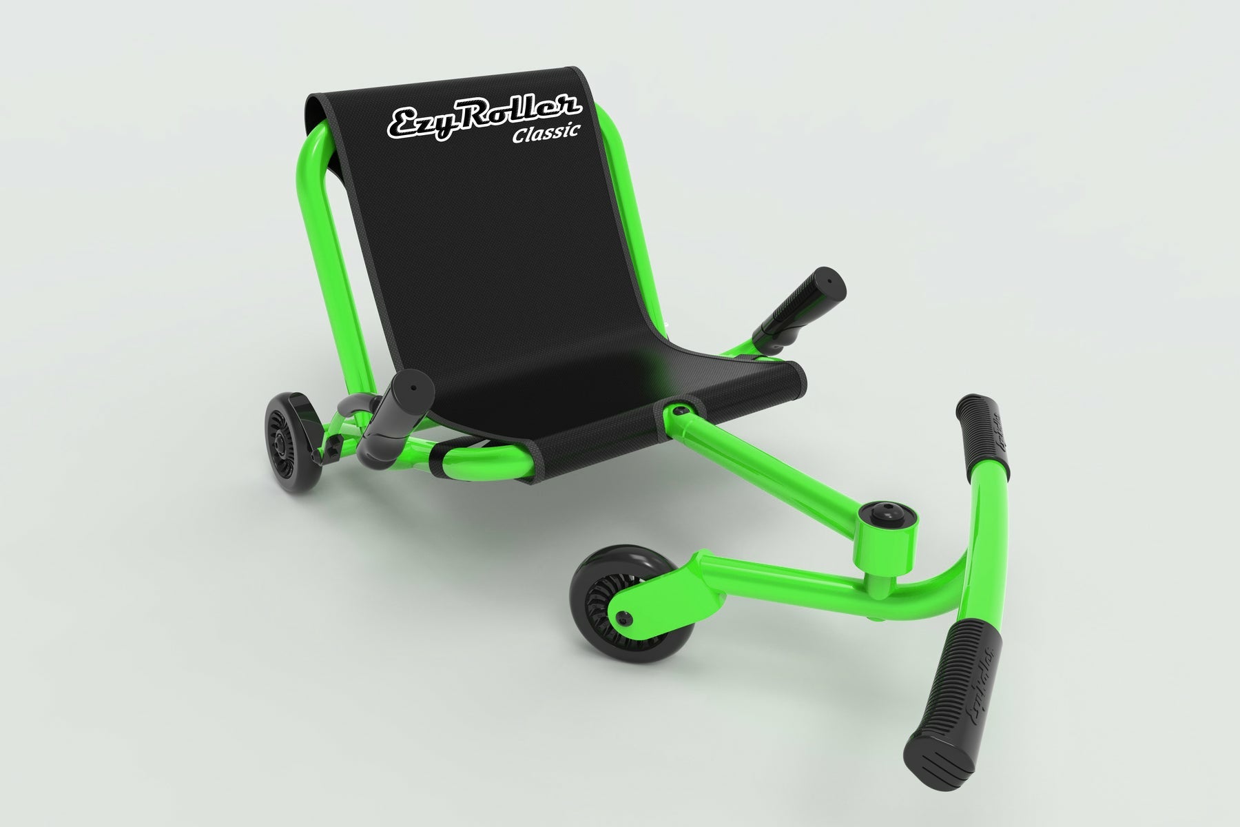 EzyRoller Aufsitz-Go-Kart – Drücken, 3 Räder – 43 × 35 × 67 cm – ab 4 J. – Stahl, Kunststoff – Schwarz/Grün
