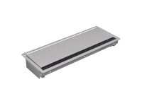 Bachmann Einbaurahmen, 386,5×151 mm – für CONI – grau/silber