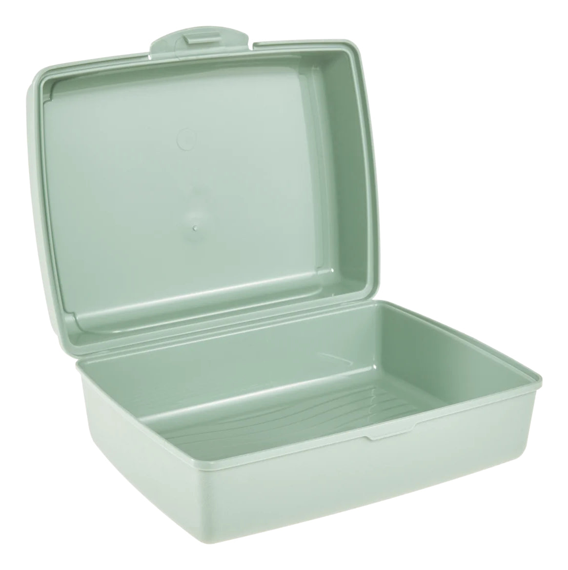 keeeper Click-Box midi Aufbewahrungsbox 1 l – Polypropylen (PP) – transparent/grün – 130 × 70 × 170 mm