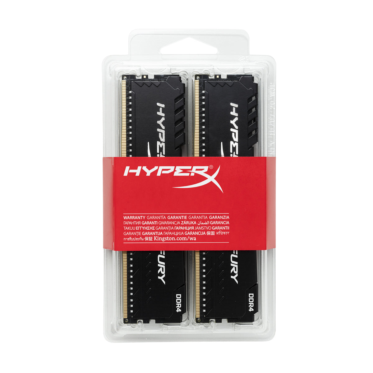 Kingston Technology HyperX FURY HX432C16FB3K4/128 – 128 GB DDR4 Kit – 4×32 GB, 3200 MHz, CL16, 288-poliger DIMM, Schwarz