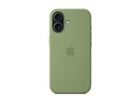 Apple Backcover – für Apple iPhone 17, MagSafe, Silikon+Mikrofaser, Light Moss