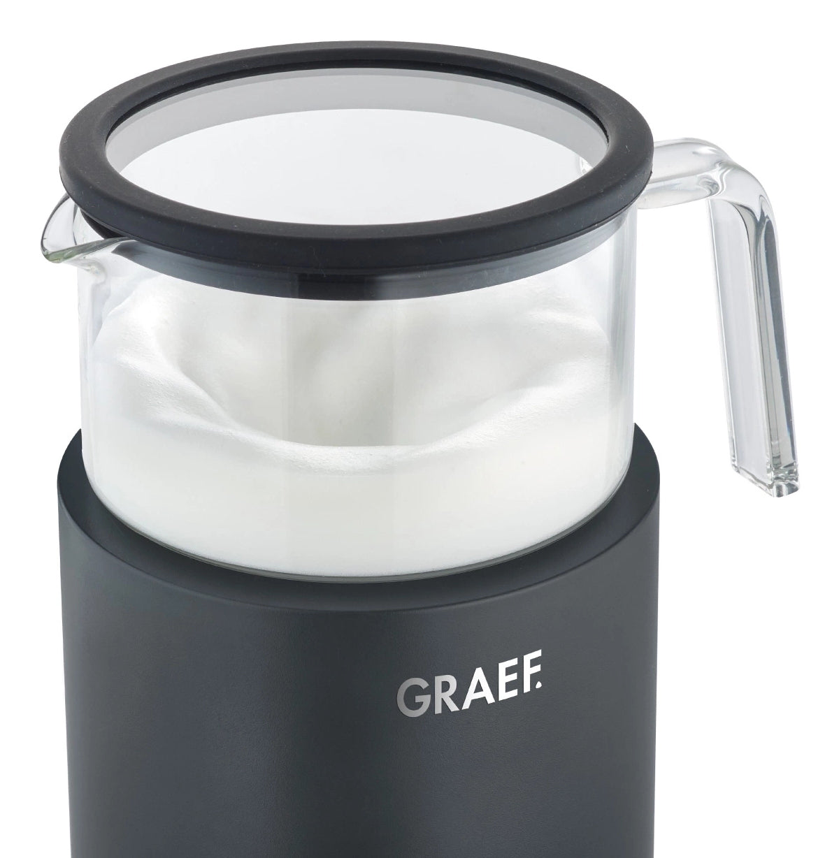 Graef Milchaufschäumer MS902 – 400 ml, 500 W, Heiss & Kalt – Schwarz