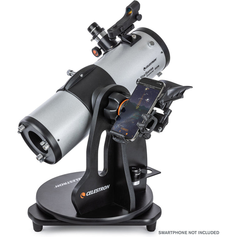 Celestron SSE 114mm Tabletop Dobson – Spiegelteleskop, 114 mm Öffnung, 450 mm Brennweite, f/4, Schwarz/Silber