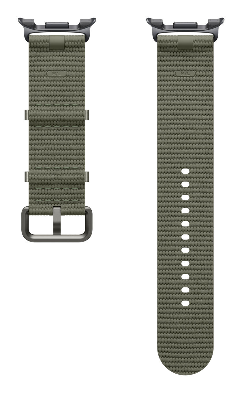 Samsung Athleisure – Armband – für Galaxy Watch8, Watch8 Classic, Grün, M/L, Nylon