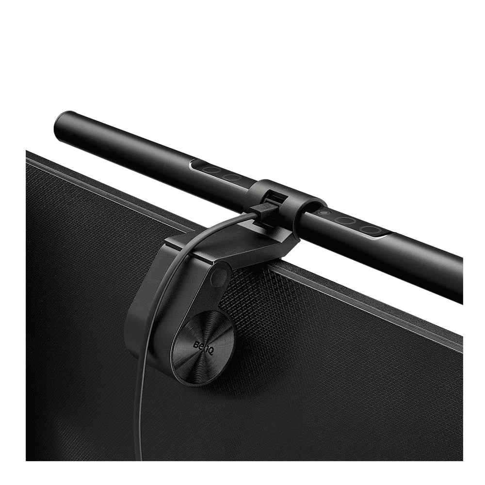 BenQ Monitor-Lichtleiste ScreenBar – 930 lm, Farbtemperatur einstellbar, dimmbar, USB – Schwarz
