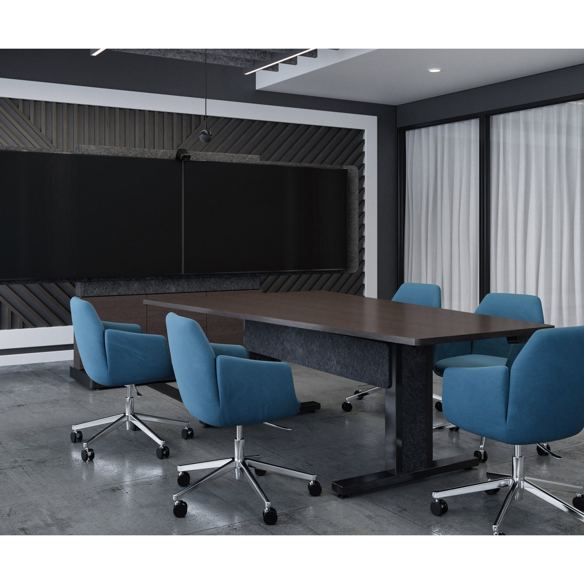 Middle Atlantic Wandlift – 55–65" – bis 136 kg, für 2 Displays – FM-DS-6675FS-HA3B