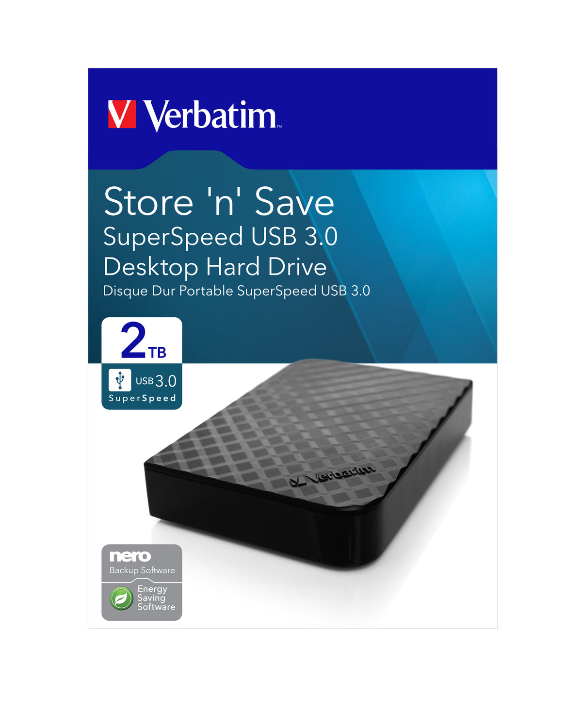Verbatim Store n' Save HDD – für 3,5" SATA HDD