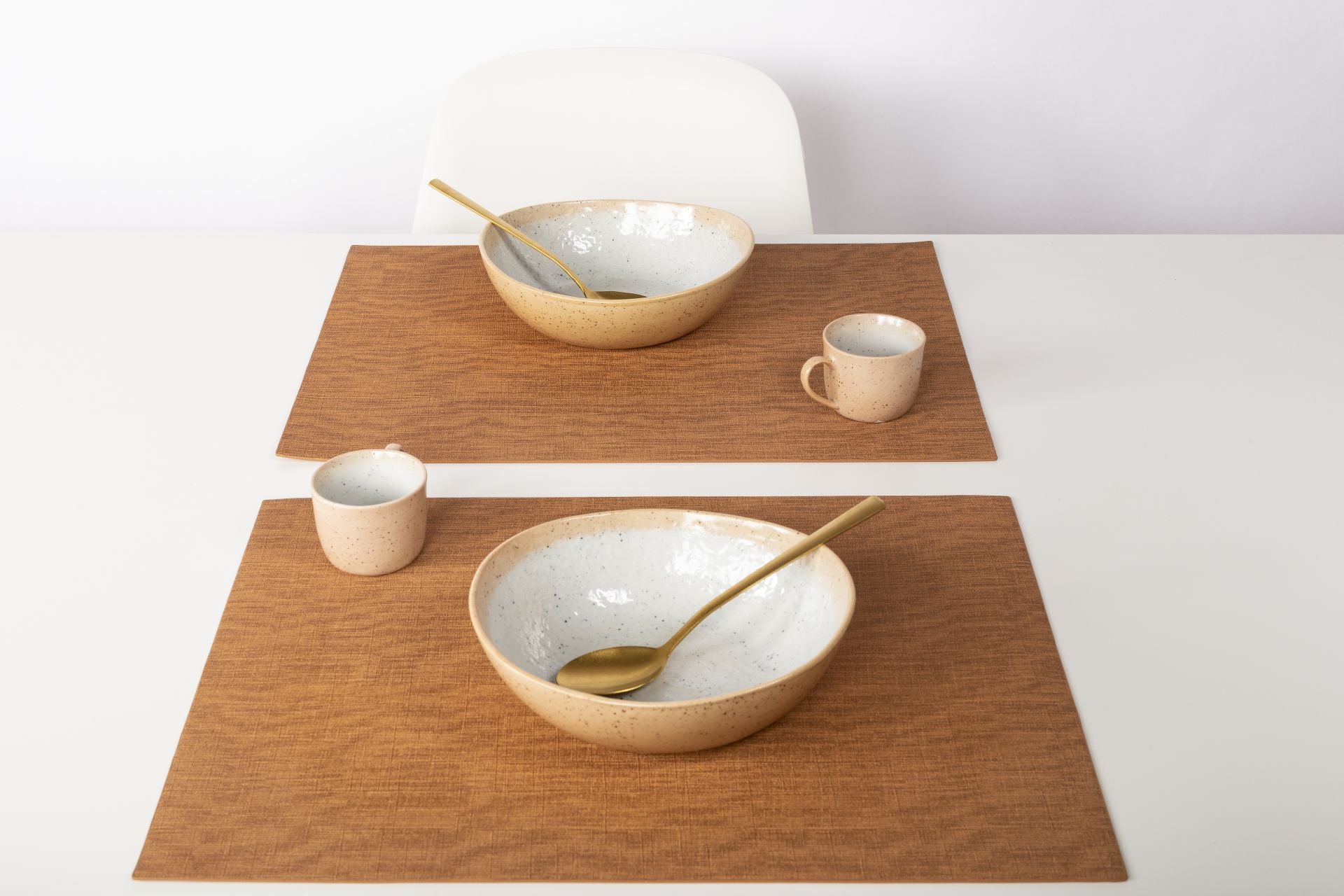 Tiseco Tischset TRITON – PVC, Sand, 45 × 33 cm