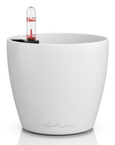 LECHUZA Topfpflanzer – Ø 13,2 × 11,8 cm – 900 ml – Kunststoff, weiss