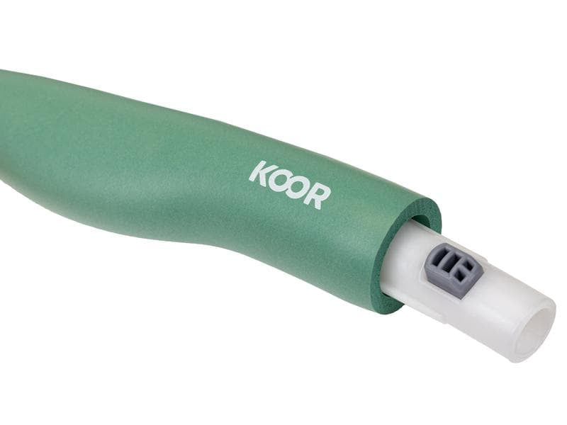 KOOR Hula-Hoop – Ø 100 cm – 1,5 kg – grau/grün