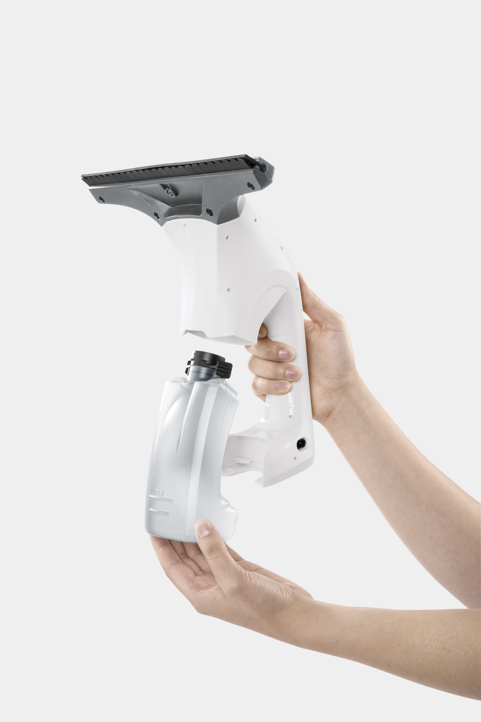 Kärcher WV 1 Plus – Fenstersauger – Arbeitsbreite 28 cm, Laufzeit 25 min, Tank 100 ml, 70 m², Weiss