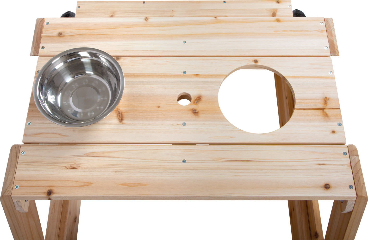 Small foot Sandkasten – mit integrierten Bänken – 176 × 46 × 81 cm – ab 2 J. – Holz, Stoff, Kunststoff