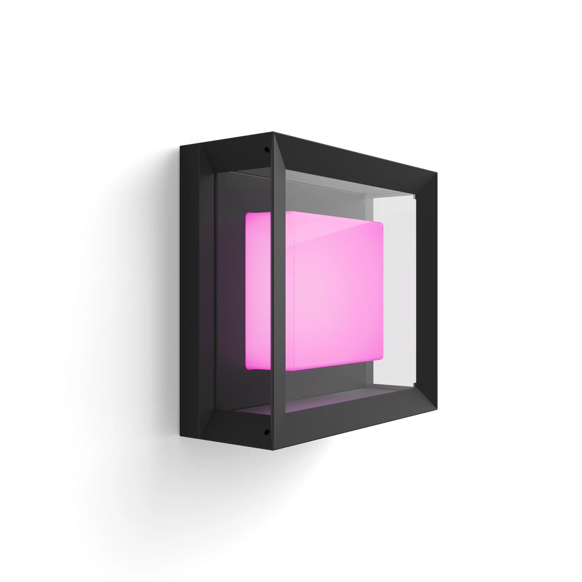 Philips by Signify Philips Hue Aussenwandleuchte – 26×26 cm – 1150 lm, 15 W – Warmweiss, 2000–6500 K – IP44 – Netzbetrieb