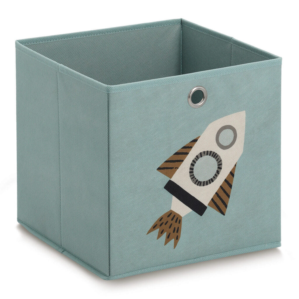 Zeller Present Aufbewahrungsbox – Vlies – Mehrfarbig – 280 × 280 × 280 mm