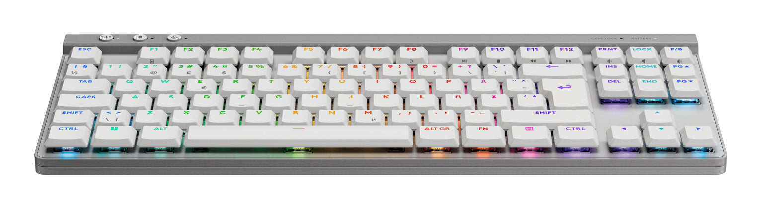 Logitech G G515 LIGHTSPEED TKL – Gaming-Tastatur, mechanisch, Bluetooth & 2,4 GHz (Nano-Empfänger USB-A), RGB