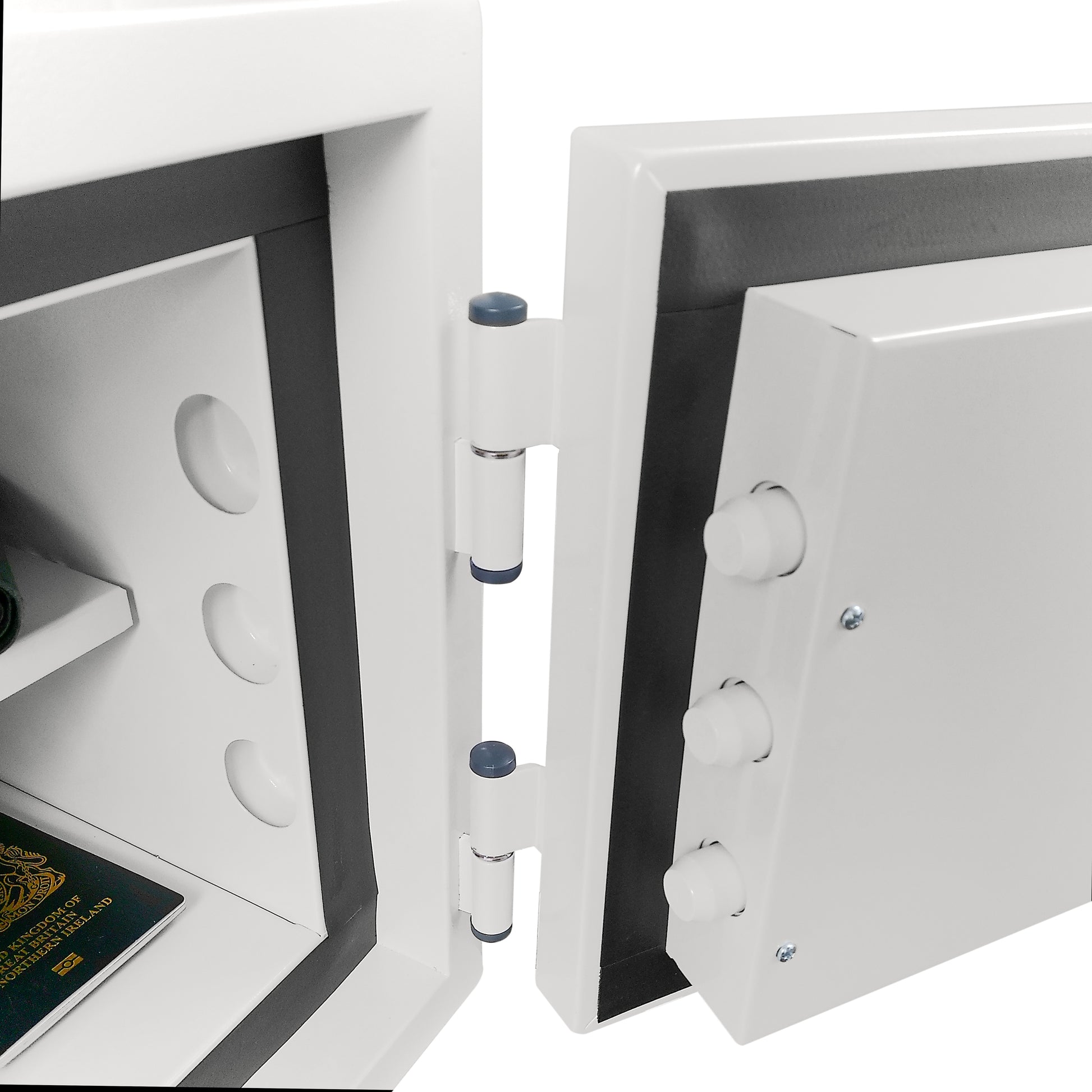 Phoenix Safe Co. Phoenix Tresor Fortress Pro SS1461K – Schlüsselschloss – 23 l – 60 Minuten Feuerschutz – Bodenmontage – Weiss
