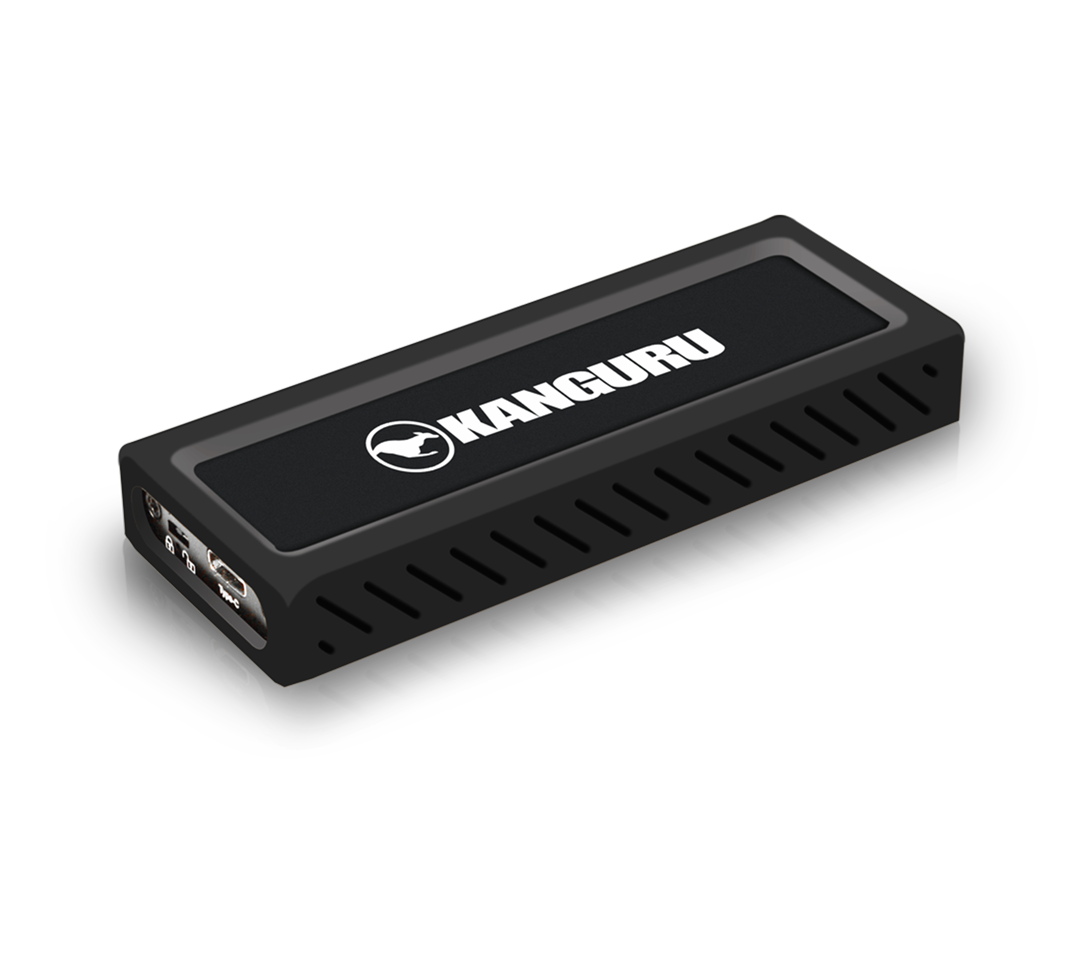 iStorage Kanguru UltraLock – 2 TB NVMe SSD, USB-C 3.2 Gen 2, 675 MB/s lesen, 575 MB/s schreiben