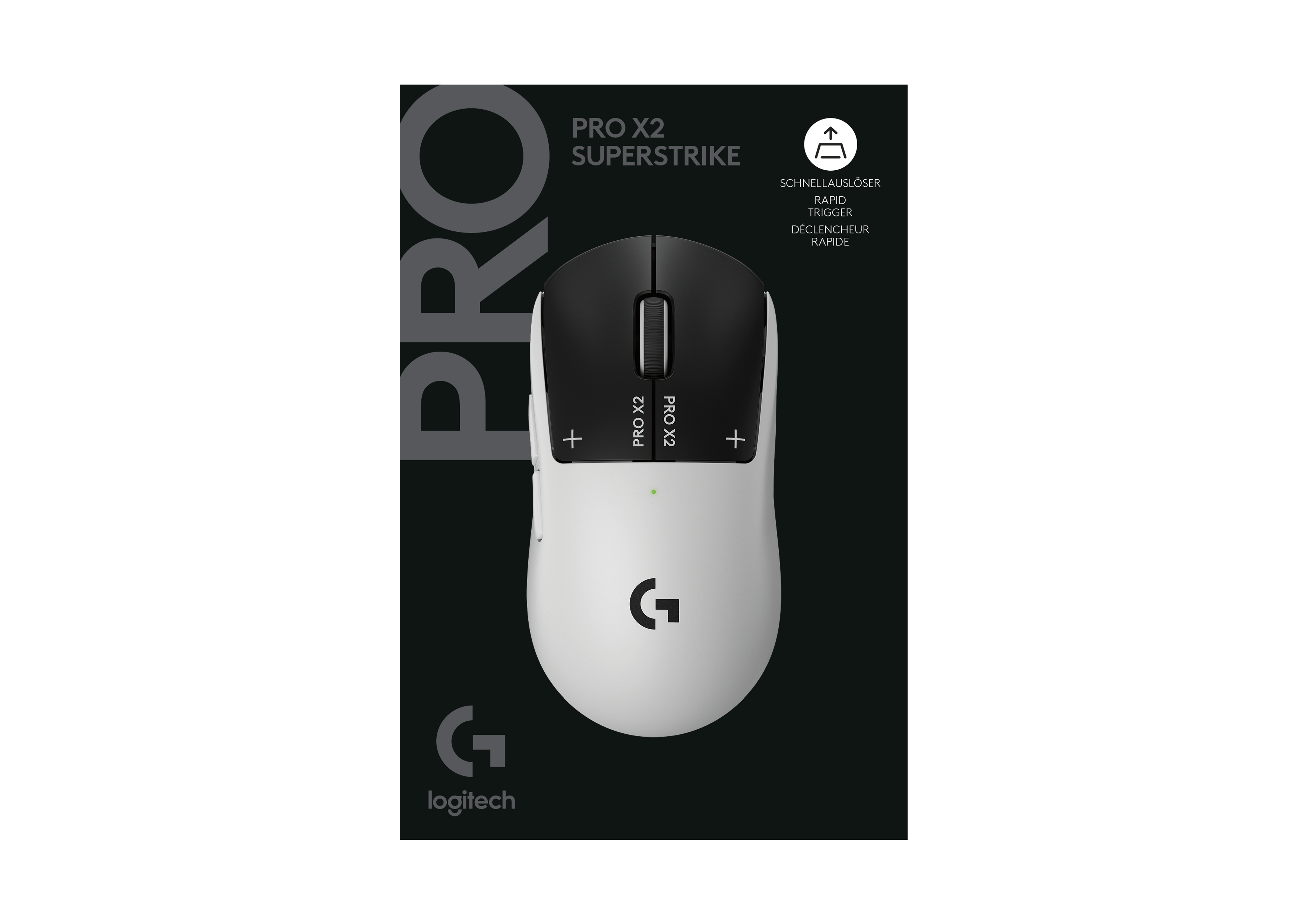 Logitech PRO X3 SUPERSTRIKE – Gaming-Maus – Pink