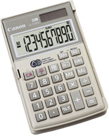 Canon Taschenrechner CA-LS10TEG – 10-stellig – Batteriebetrieb – Silber
