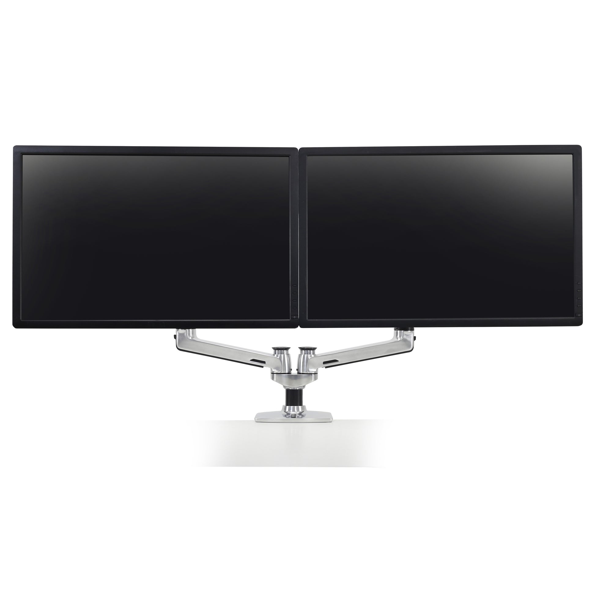 Ergotron LX – Monitorarm, Dual, bis 27", 18,1 kg, Lift, Silber