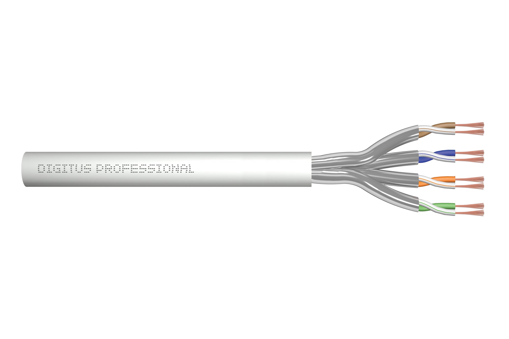 Digitus Patchkabel – PoE+, 305 m, Grau, U/FTP – 1 Stk.