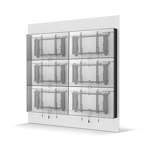 Chief CSACK06B – Montagezubehör, Schwarz, H 2134 mm, T 154 mm