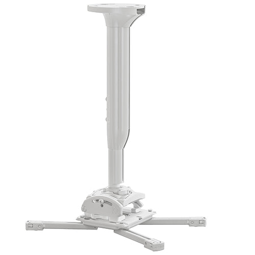 Chief KITMC030045W – Beamer Deckenhalterung, H 30–45 cm, 22 kg, schwenk-/neigbar, 360°, weiss