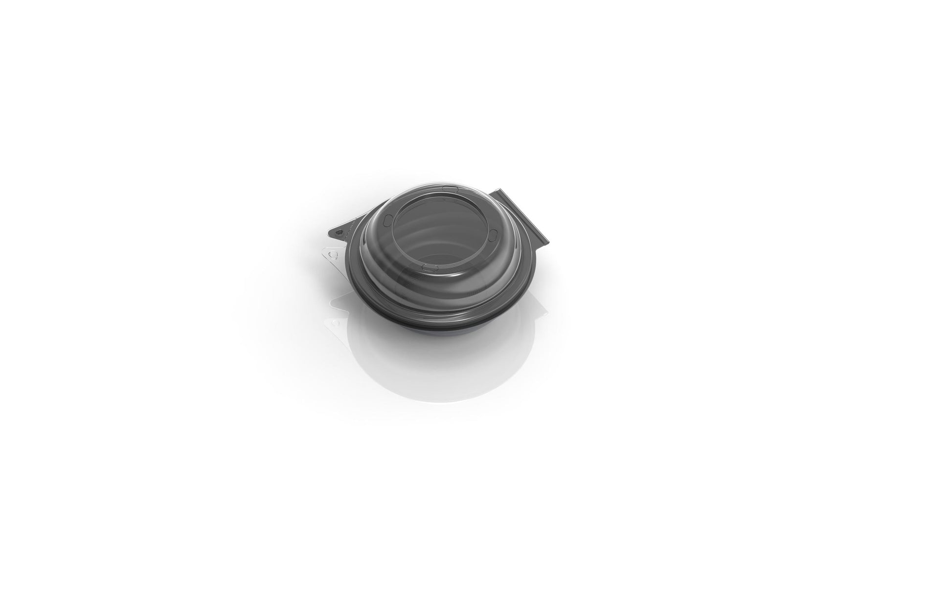 Duni Schale Vista, Polypropylen (PP), quadratisch – 532 ml, 153 × 153 × 80 mm, grau
