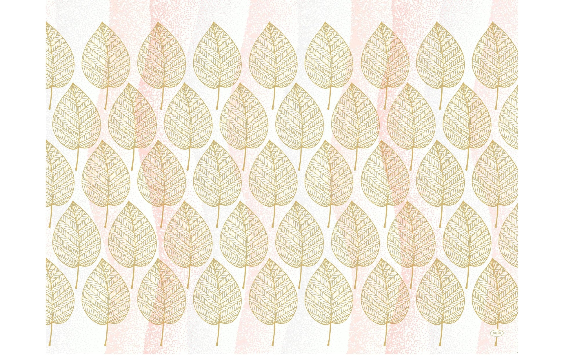 Duni Tischset Aspen – Papier, Motiv Blätter, 40 × 30 cm – 250 Stk.