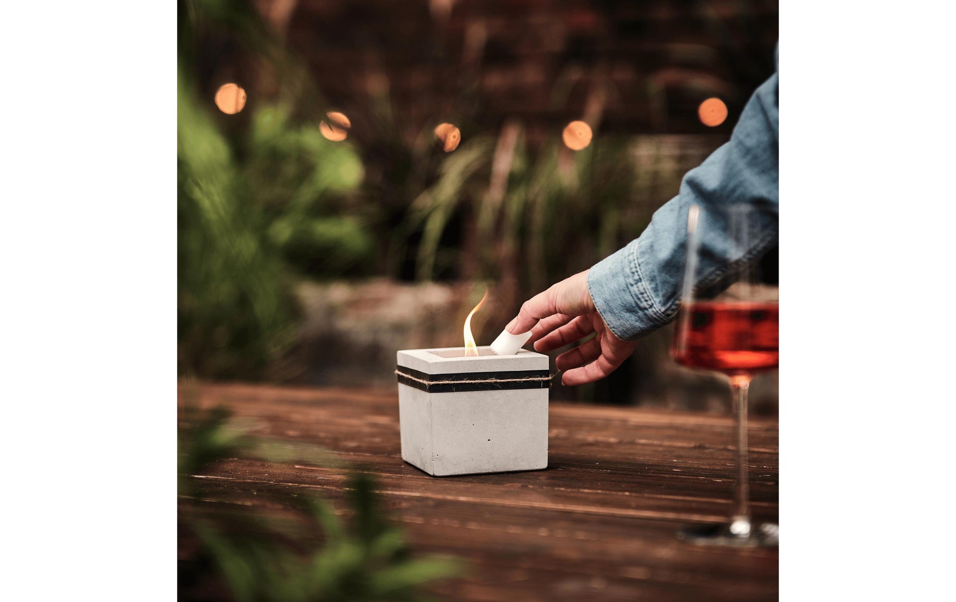 Beske Dekorative Aussenleuchte Pico – Ø 14,14 cm – Grau – Beton