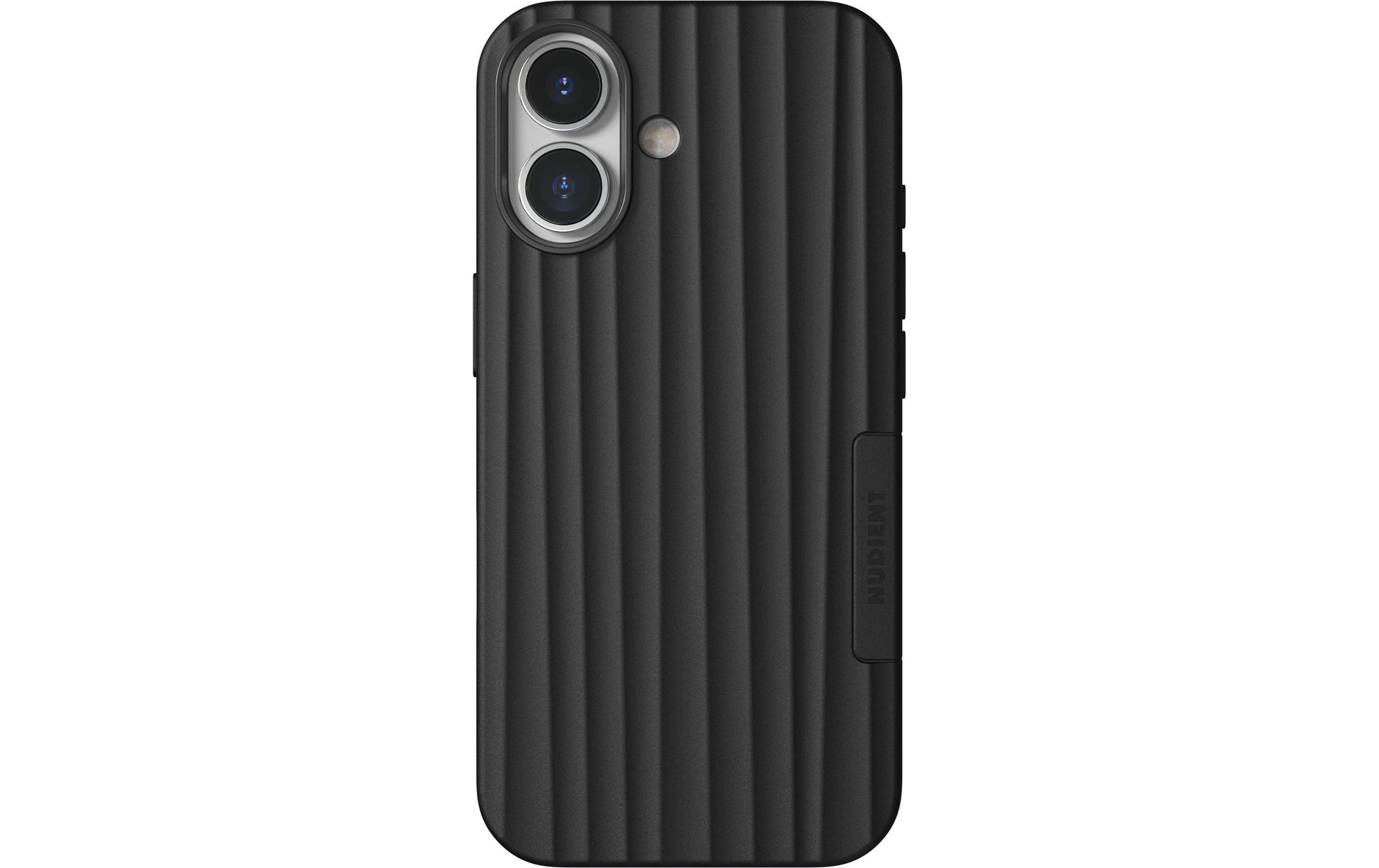 Nudient – Backcover – für Apple iPhone 17 – schwarz – MagSafe-kompatibel