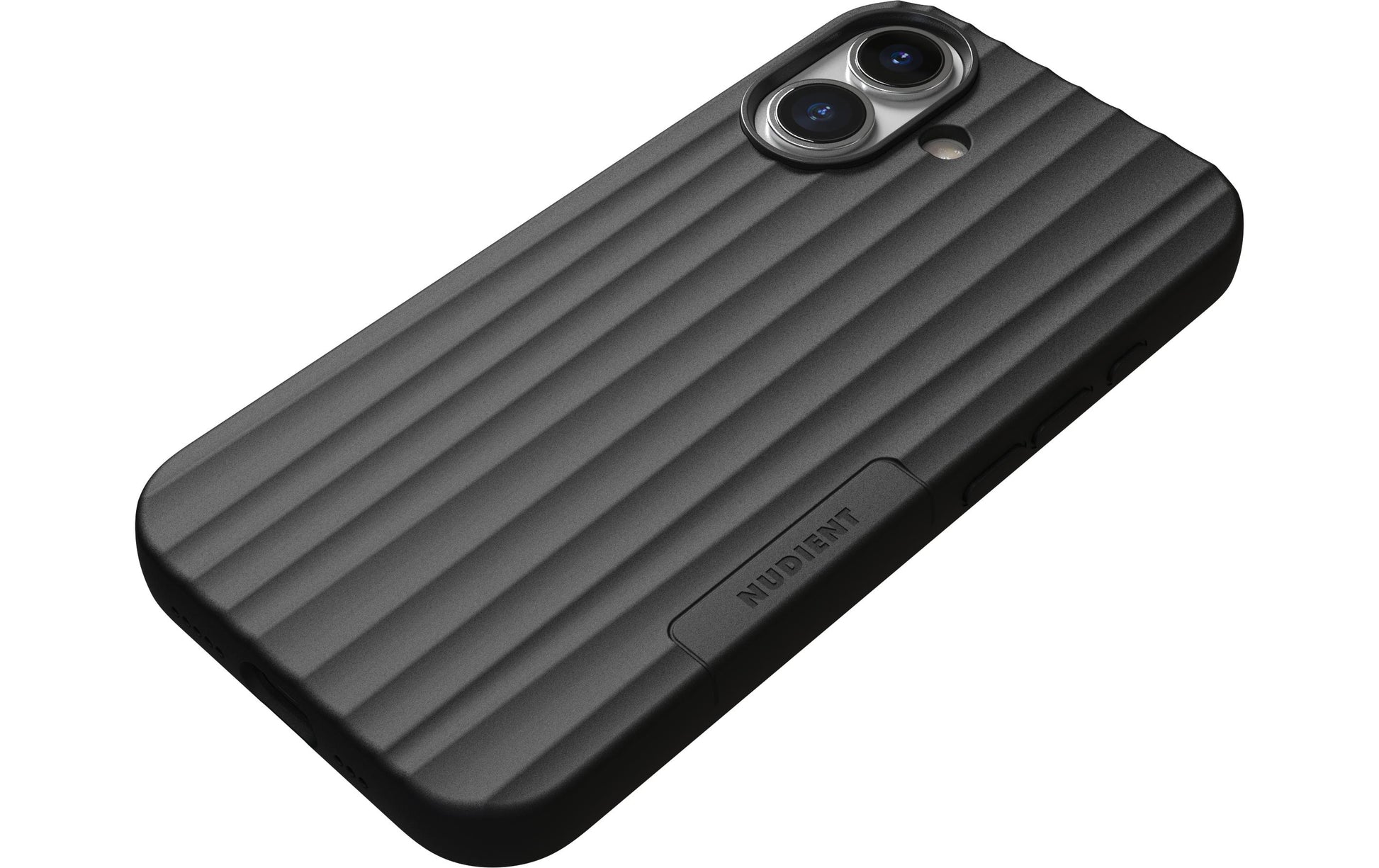 Nudient – Backcover – für Apple iPhone 17 – schwarz – MagSafe-kompatibel