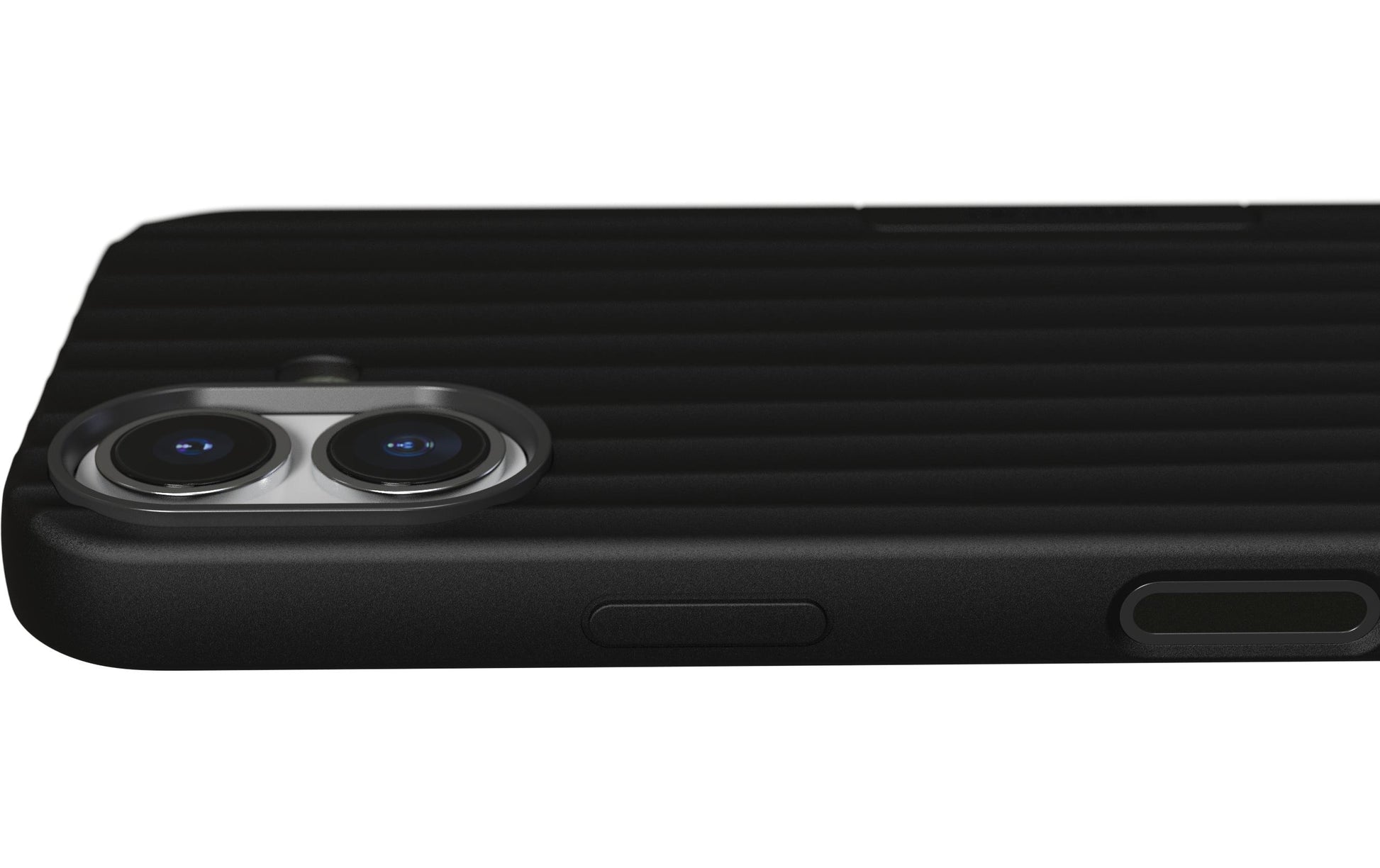 Nudient – Backcover – für Apple iPhone 17 – schwarz – MagSafe-kompatibel