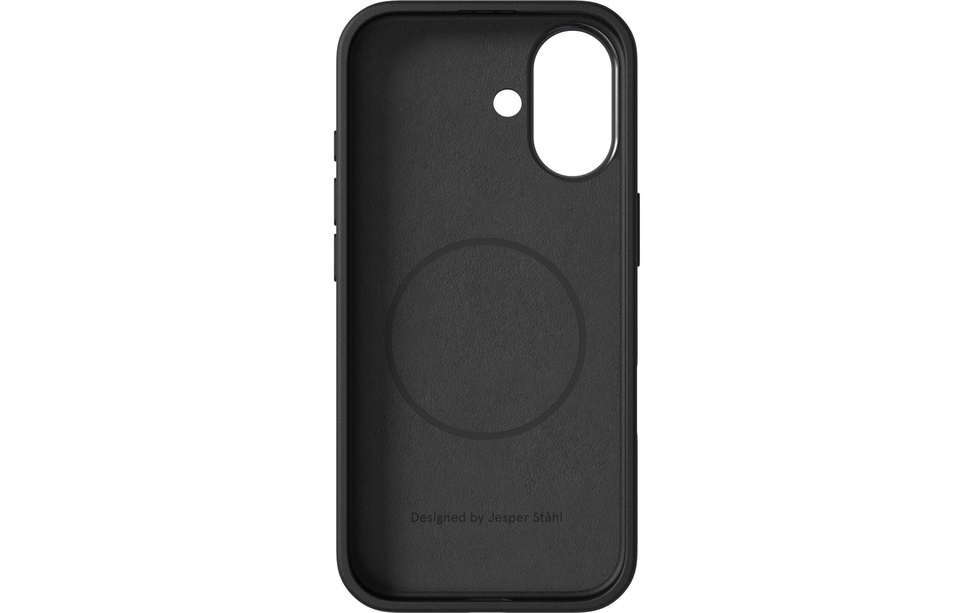 Nudient – Backcover – für Apple iPhone 17 – schwarz – MagSafe-kompatibel