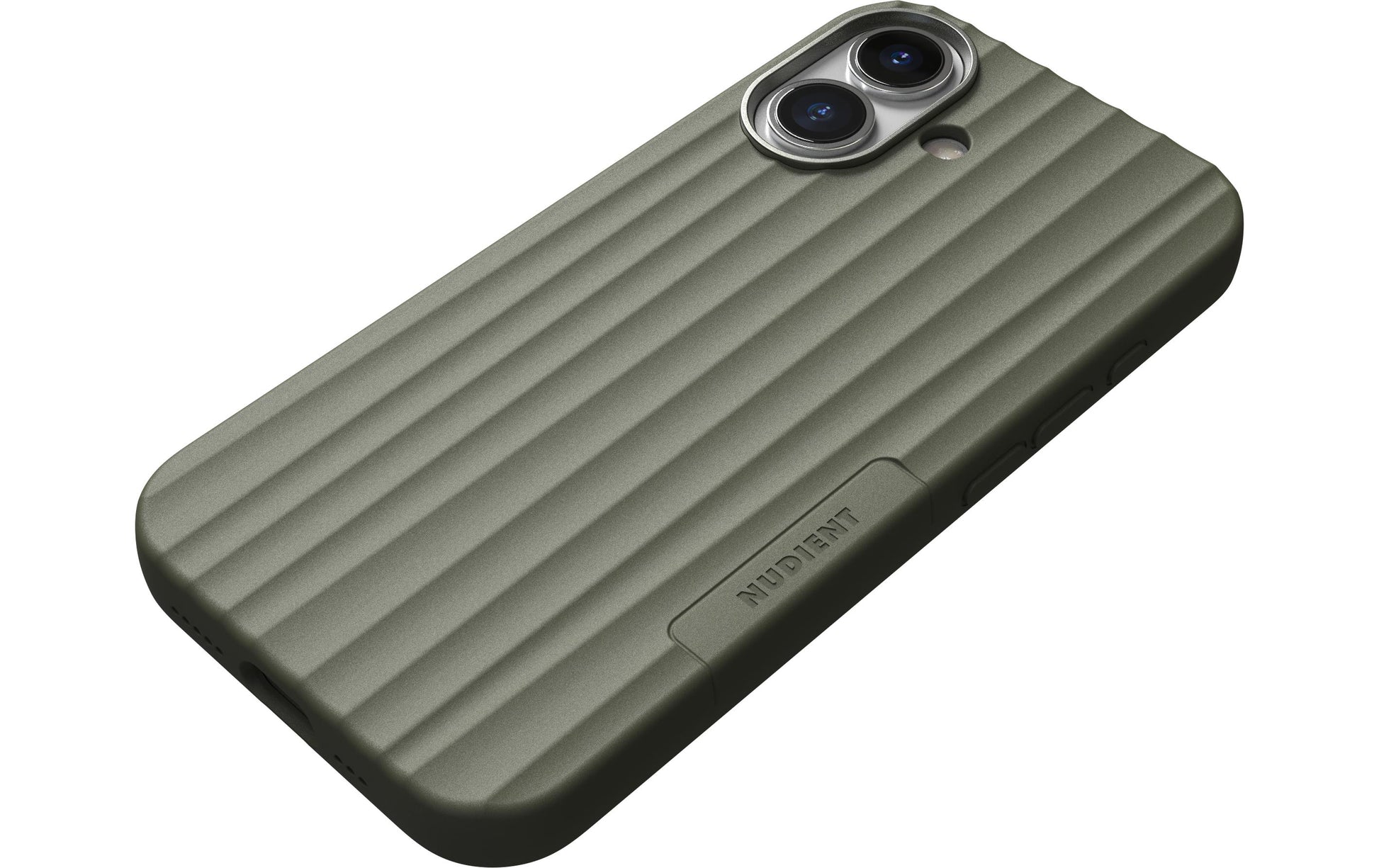 Nudient – Backcover Bold – für Apple iPhone 17 – oliv – MagSafe-kompatibel
