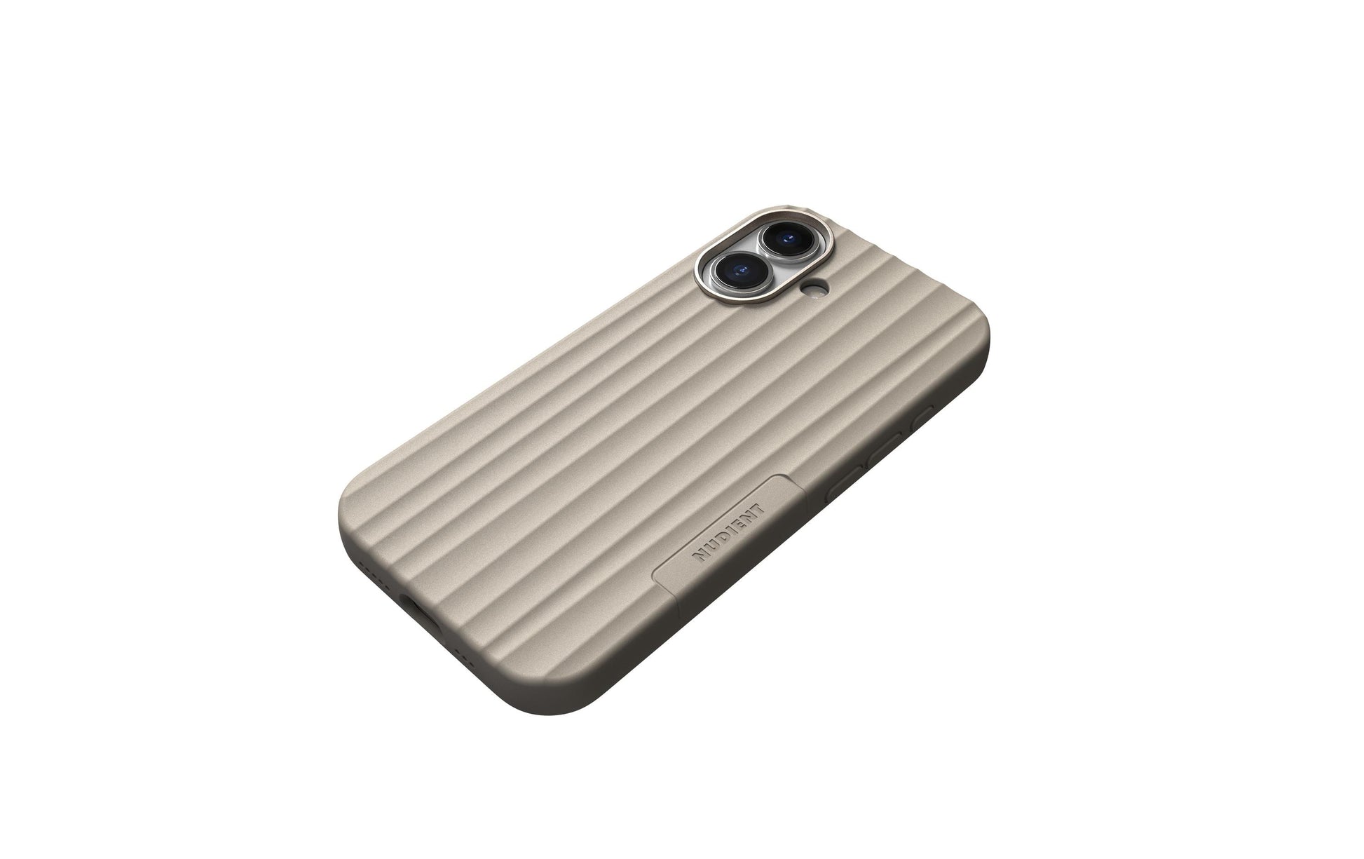 Nudient – Backcover Bold – für Apple iPhone 17 – beige – MagSafe-kompatibel