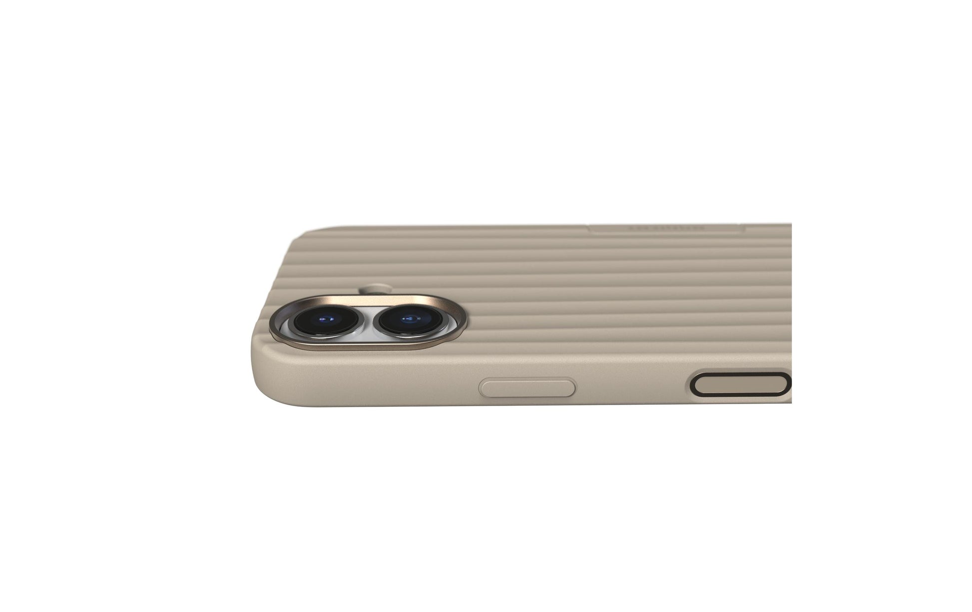 Nudient – Backcover Bold – für Apple iPhone 17 – beige – MagSafe-kompatibel