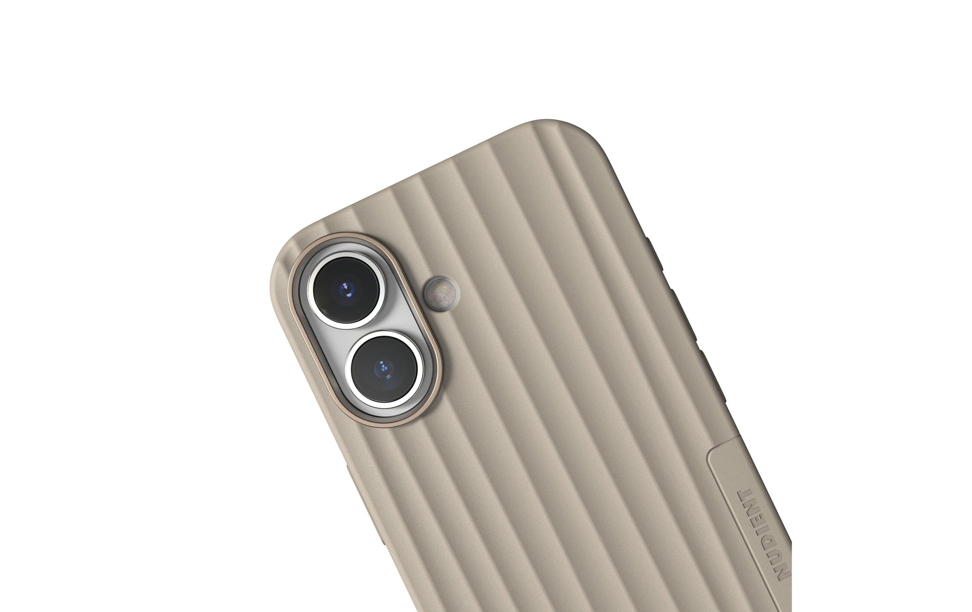 Nudient – Backcover Bold – für Apple iPhone 17 – beige – MagSafe-kompatibel
