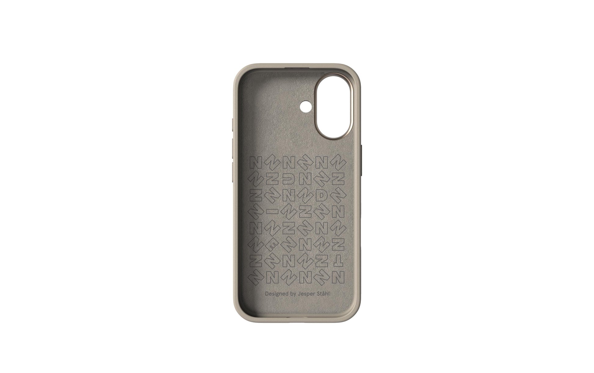 Nudient – Backcover Bold – für Apple iPhone 17 – beige – MagSafe-kompatibel