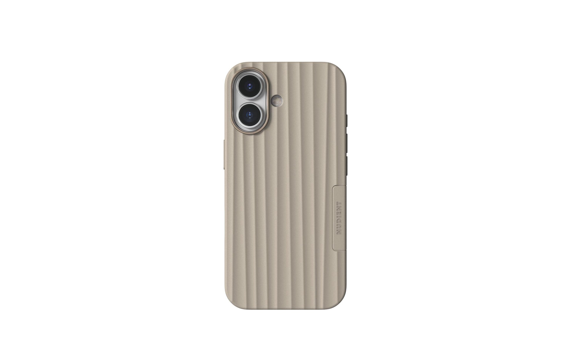 Nudient – Backcover Bold – für Apple iPhone 17 – beige – MagSafe-kompatibel