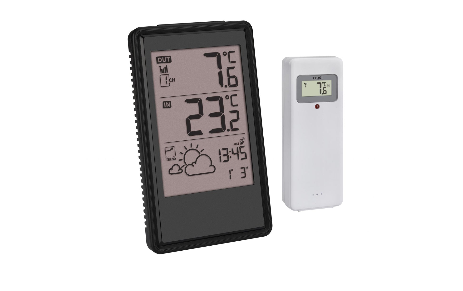 TFA-Dostmann 35.1170.01 – Wetterstation, Funk, innen/aussen, inkl. Aussensensor